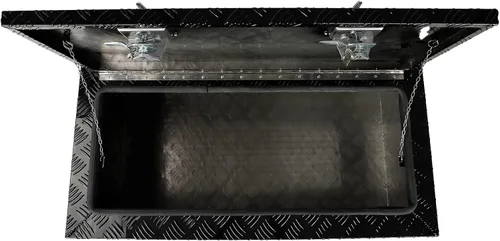 Vista 5 de Caja de herramientas de aluminio de 36 pulgadas, caja de herramientas de 5 bares, caja de herramientas de almacenamiento Orgainzer con pestillo
