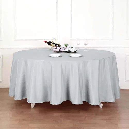 Vista 86 de Efavormart - Mantel redondo de poliéster para banquetes de boda, 90 pulgadas, color marfil