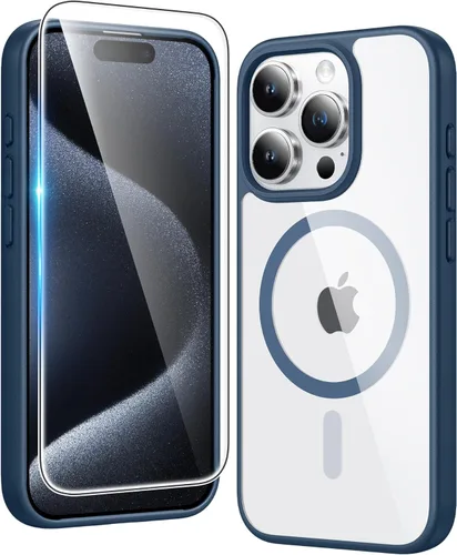 Vista 70 de FNTCASE para iPhone Air Case Clear: Fundas magnéticas para teléfono con protector de pantalla a prueba de caídas, compatibles con Magsafe, delgadas