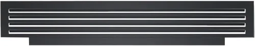 Summit Appliance GRILL27B - Parrilla decorativa para refrigerador, color negro; acero con recubrimiento en polvo; compatible con Summit FFBF279SSX;