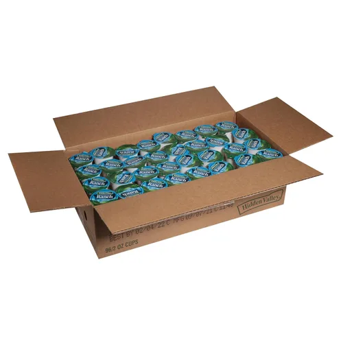 Vista 3 de Ventura Foods Hidden Valley - Tazas originales de ranch, 2 onzas, 96 tazas