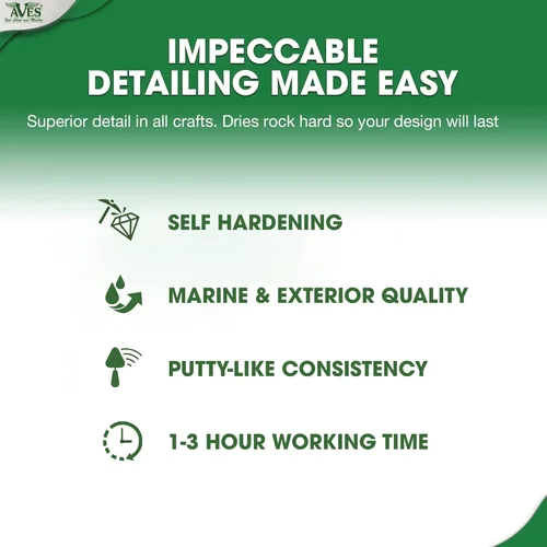 Vista 5 de Aves Apoxie Sculpt - Compuesto de modelado de 2 partes (A y B) - 1 libra, natural