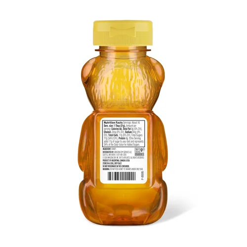 Vista 2 de Amazon Grocery, Golden Pure Honey, 12 onzas (anteriormente Amazon Fresh, el embalaje puede variar)