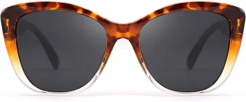 Vista 4 de FEISEDY Gafas de sol polarizadas vintage americanas para mujer cuadradas Jackie O Cat Eye Gafas de sol B2451