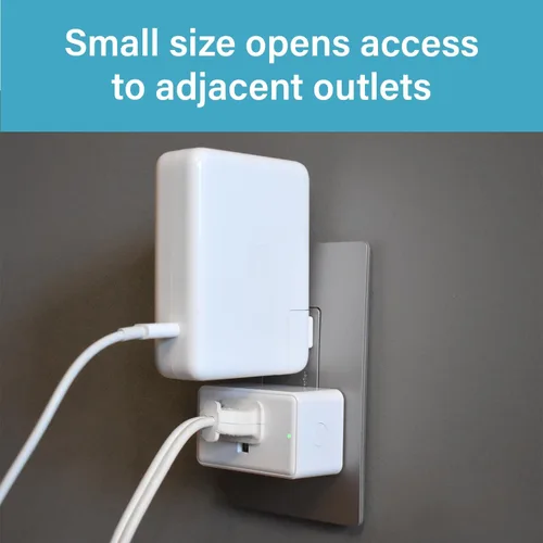 Vista 3 de Enchufe Inteligente Legrand Radiant® Wi-Fi Matter Se Requiere Hub Matter 15A, configuración fácil, compatibilidad mejorada con Apple HomeKit, Google