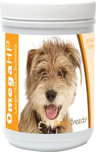 Vista 17 de Healthy Breeds Siberian Husky Omega HP - Masticables suaves para piel y pelaje, 90