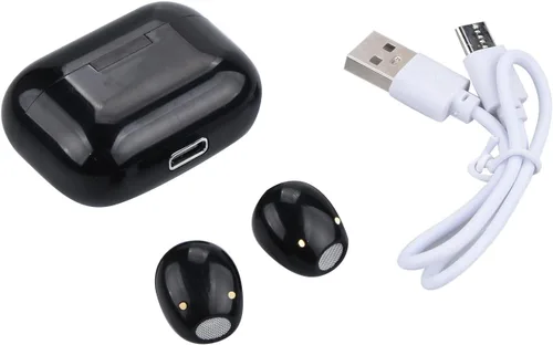 MOUDOAUER Black Mini Earbuds Invisible Sleep Headphone Bluetooth 5.2 Earphones Wireless Accessories US