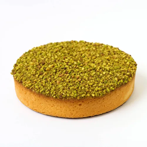 ANDY ANAND CHOCOLATIER Pastel de pistacho y caramelo gourmet Keto de 9 pulgadas, deliciosamente decadente, todos los ingredientes naturales, sin