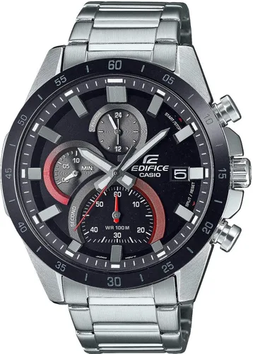 Casio Mens Chronograph Quartz Watch Edifice with Stainless Steel Strap