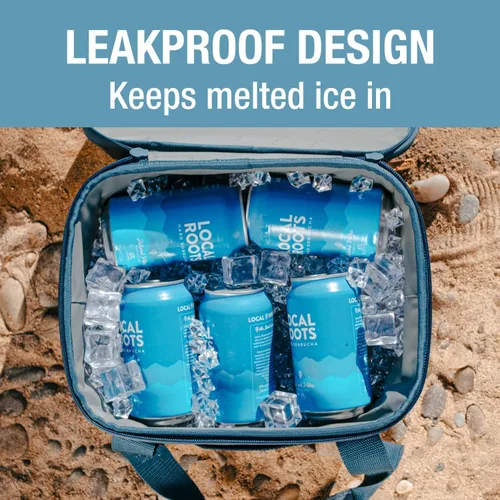 Vista 2 de CleverMade Collapsible Insulated Cooler Bag – Leakproof Soft Cooler for Beach, Travel, Car – Bottle Opener