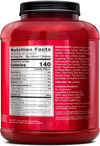 Vista 16 de BSN SYNTHA-6 - Proteína aislada en polvo, proteína de mantequilla de maní en polvo con aislado de proteína de suero, aislado de proteína de leche