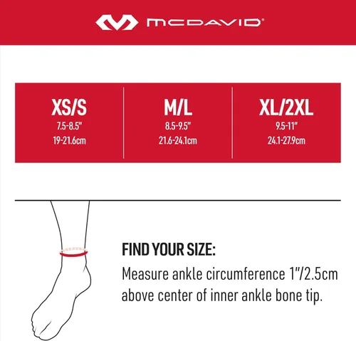 Vista 5 de McDavid Tobillera para Prevención/Recuperación de Esguinces. Soporte de Terapia Bio-Logix, Grado de Competencia. Perfecta para Baloncesto, Voleibol