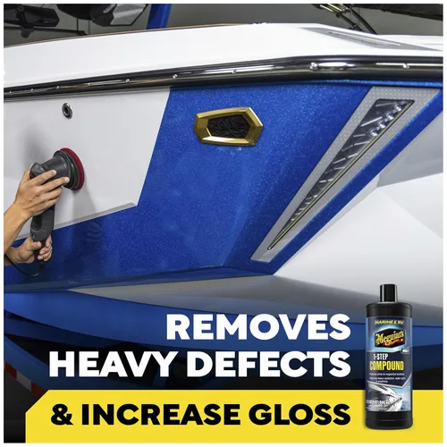 Vista 2 de Meguiar's M6732 compuesto limpiador de un solo paso para vehículos recreativos/barcos - 32 onzas