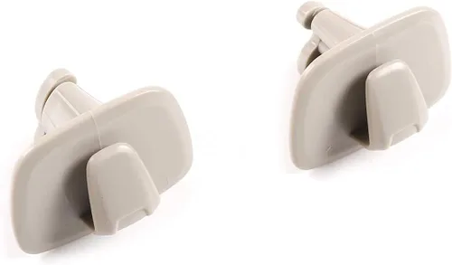 Vista 4 de Ganchos de techo interiores de plástico ABS Percha de ropa Gancho para Volvo V90 S90 XC40 XC60 XC90 2015-2020 (gris)