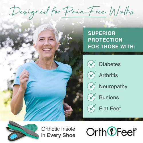 Vista 4 de Orthofeet Zapatillas ortopédicas de punto Kita manos libres para mujer