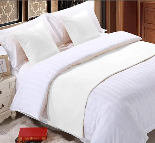 Vista 11 de Elegant Decor Camino de cama con fundas de cojín de 2 piezas, 800 hilos, bufanda de cama decorativa de lujo, 100% algodón egipcio, camino de cama