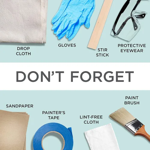 Vista 8 de Rust-Oleum, 285143 - Pintura a la tiza ultramate para interiores, 30 onzas, paquete de 1, color gris envejecido