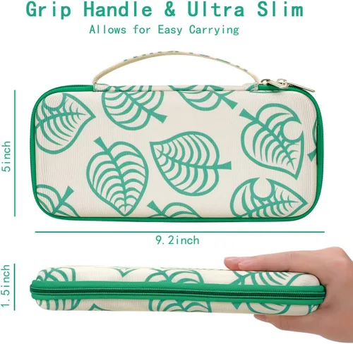 Vista 5 de Funda de transporte para Nintendo Switch Lite, bonita funda protectora para interruptor de consola NS Lite y accesorios, bolsa de almacenamiento