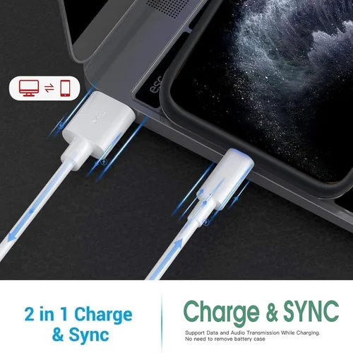 Vista 4 de Cargador extendido portátil recargable de alta capacidad mejorado de 10000 mAh para iPhone 11 Pro Max (6.5 pulgadas), compatible con iPhone 11 Pro