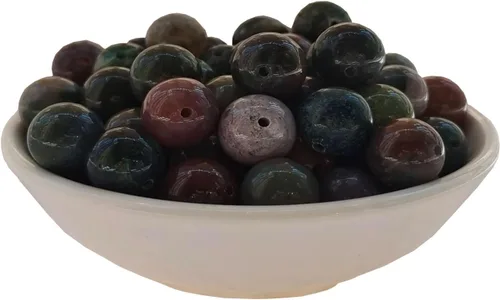 Vista 20 de Cuentas de piedra 6mm 140 piezas Cuentas de Amazonita Redondas Cuentas sueltas de piedras preciosas para hacer joyas de pulseras y collares