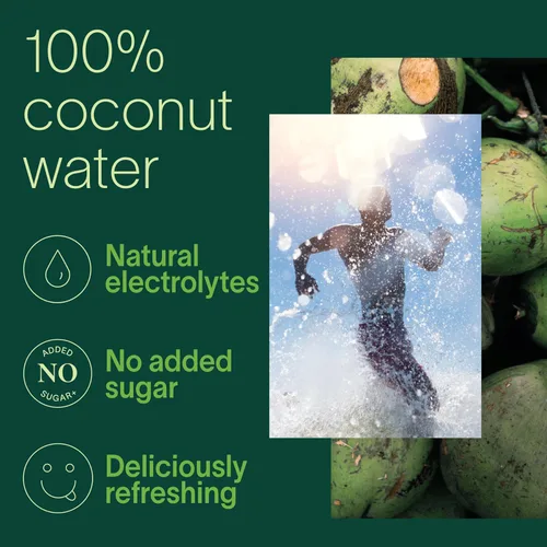 Vista 3 de Zico Beverages Bebida natural del agua de coco 100%, sin azúcar agregada sin gluten, 16.9 fl oz (paquete de 12)