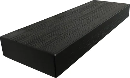 Vista 43 de Joel's Antiques Estantes flotantes de madera de 30 pulgadas para pared, 30 x 6 x 2 pulgadas, hechos de madera natural, estantes de pared rústicos