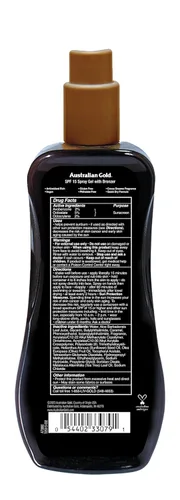 Vista 2 de Australian Gold Bronceador de gel en aerosol SPF 15, 16 onzas líquidas, (paquete de 2)