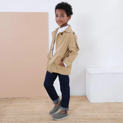 Vista 2 de Hawkwell Mocasines para niños, estilo informal, para la escuela (tallas chicas)