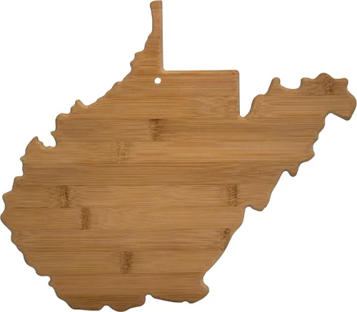 Vista 27 de Tabla para cortar y servir modelo Alabama de Totally Bamboo, de bambú 100%, para cocina y entretenimiento, Alabama, Marrón