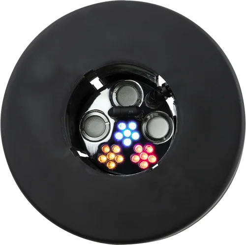 Vista 14 de Alpine Corporation Super Pond Fogger con anillo flotante y luces LED accesorio de decoración al aire libre