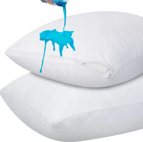 Paquete de 2 fundas de almohada impermeables King de 36 x 20 pulgadas