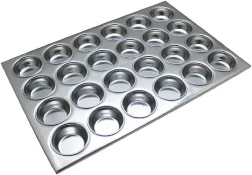 Vista 8 de TrueCraftware - Molde antiadherente de 1-1/2 oz para hornear muffins, 24 cavidades, molde para magdalenas, moldes antiadherentes para hornear, ideal