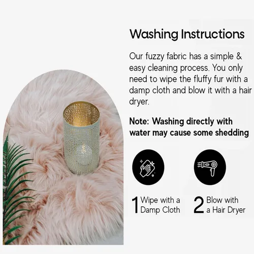 Vista 22 de FabricLA - Tela de piel sintética peluda cuadrada - 4" X 4" pulgadas precortada - Use tela de piel sintética para manualidades DIY, accesorio