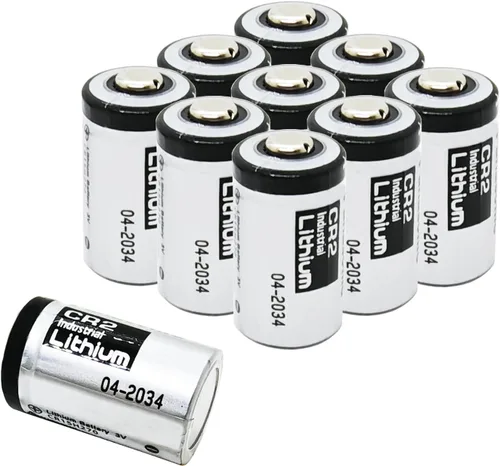 Vista 10 de Batería de litio industrial de 2 unidades CR2 3V 850mAh Foto Litio Batería