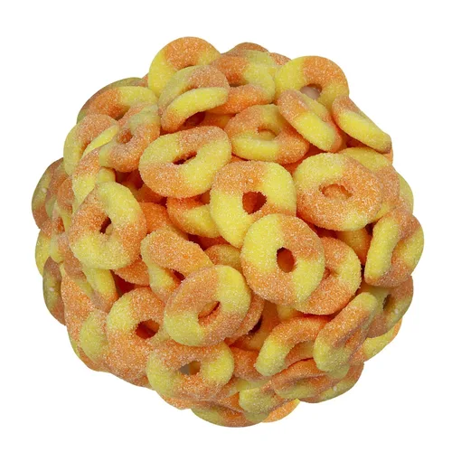 Vista 11 de Smarty Stop Mini anillos de gomita agria Candy GummiRoos (1 libra (paquete de 1), surtido)