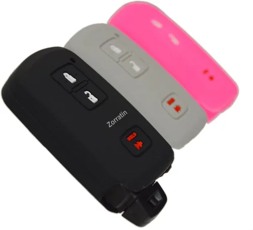 Funda protectora de silicona para llavero remoto compatible con Toyota Camry Corolla Highlander Sequoia 4Runner 2016-2020