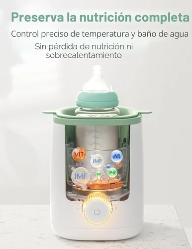 Vista 3 de Momcozy Calentador de biberones y kit de cepillo para biberones Momcozy Verde