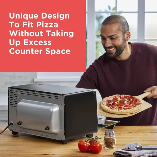 Vista 8 de BLACK+DECKER Crisp 'N Bake™ Horno tostador para freír digital de 6 rebanadas