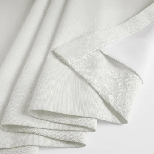 Vista 23 de HPD HALF PRICE DRAPES Cortinas de lino italiano para dormitorio y sala de estar, cortinas de oscurecimiento de habitación (1 panel), 50 pulgadas