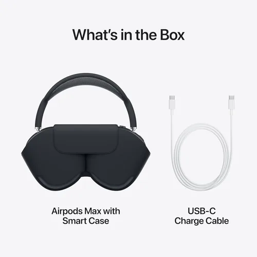 Vista 6 de Auriculares Apple AirPods Max inalámbricos sobre la oreja, cancelación activa de ruido a nivel profesional, modo de transparencia, audio espacial