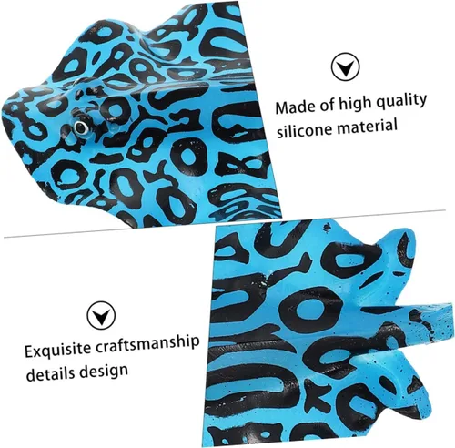 Vista 5 de NOLITOY 2pcs Glowing Silicone Fish Tank Ornaments Realistic Aquarium Decoration for Fish Bowls Safe for