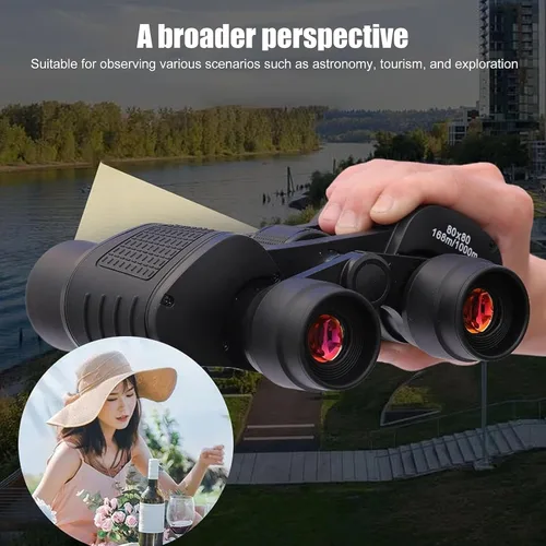 Vista 4 de EKSMA 80x80 High Power Binoculars for Adults, Professional Optical Binocular Telescope Night Vision Binoculars for Bird Watching, Hunting