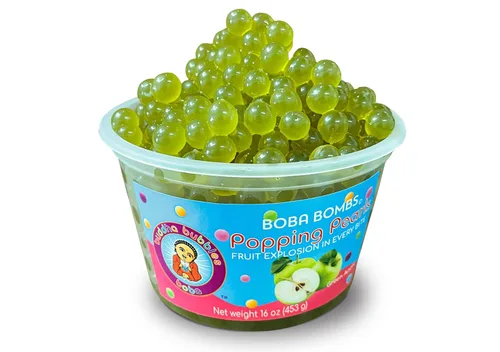 Vista 17 de Buddha Bubbles Boba - Perlas de Boba para reventar/estallar de primera calidad/Bombas de Boba / cobertura de postre de Buddha Bubbles Boba