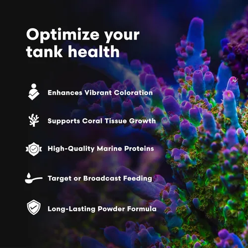 Vista 5 de Brightwell Aquatics Reef Blizzard-A - Mezcla de alimentos planctónicos para anémonas y peces planctívoros, 3.53 onzas