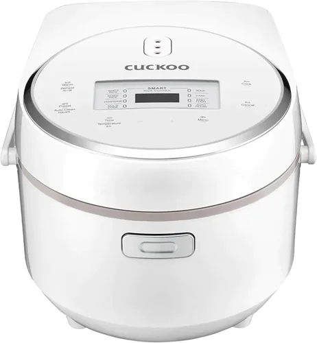 CUCKOO Micom - Olla arrocera de 8 tazas sin cocer / 16 tazas cocidas con olla interior antiadherente, arrocera grande con 9 opciones de menú,