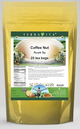 Café Nuez Pu-erh Té (25 bolsitas de té, ZIN: 540985)