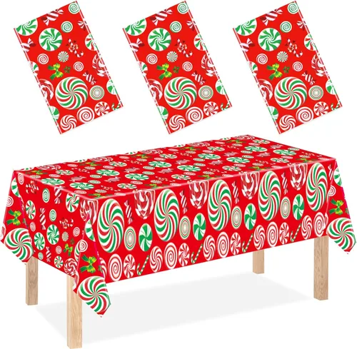 Vista 19 de 2 Pcs Welcome Back to School Tablecloth,54x108 Inch Disposable Plastic Waterproof Table Cover First Day of School Party Decoration(Black)