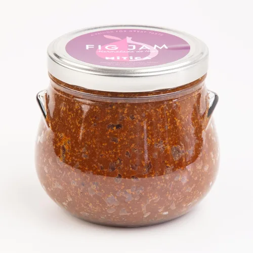 Mermelada de higos Mitica, totalmente natural de Valencia, España, 2 paquetes de 31.75 oz, repleta de higos frescos y miel de limón, sin azúcar