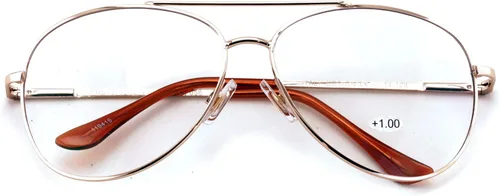 Vista 4 de Gafas de lectura progresivas con lentes transparentes sin líneas, trifocales, con bisagra de resorte