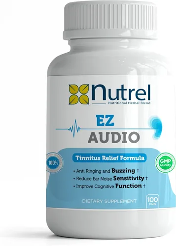 Vista 5 de Ez Audio - (100 CAPS) - Soporte avanzado para aliviar el zumbido del oído para calmar el tinnitus (2)